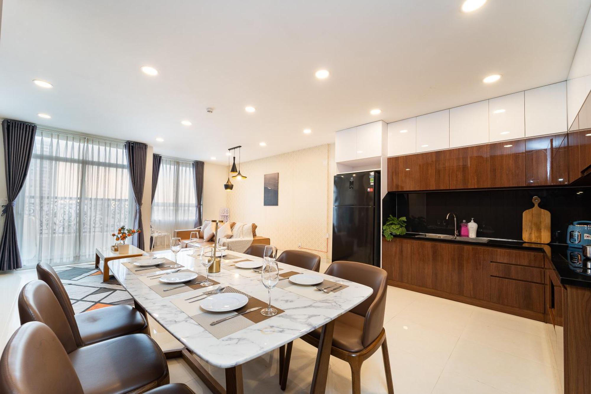 Spacious 4br Apat At Saigon Centre With Pool, Supermarket, View